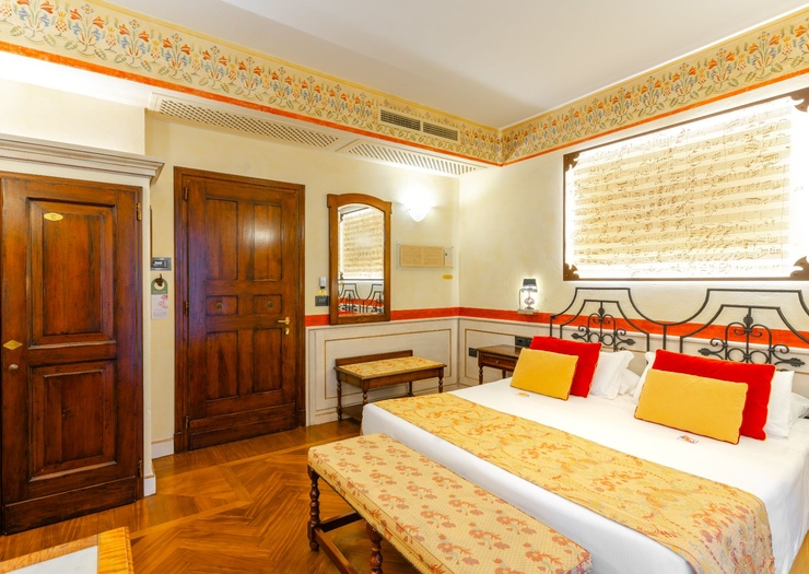 Camera Doppia Deluxe con Terrazzo Art Hotel Commercianti Bologna Camera Doppia Deluxe con Terrazzo Art Hotel Commercianti Bologna