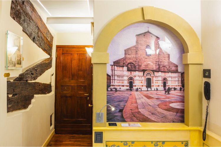 Camera singola Art Hotel Commercianti Bologna Camera singola Art Hotel Commercianti Bologna