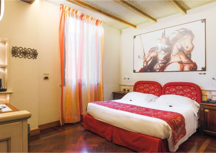 Camera doppia deluxe Art Hotel Commercianti Bologna Camera doppia deluxe Art Hotel Commercianti Bologna