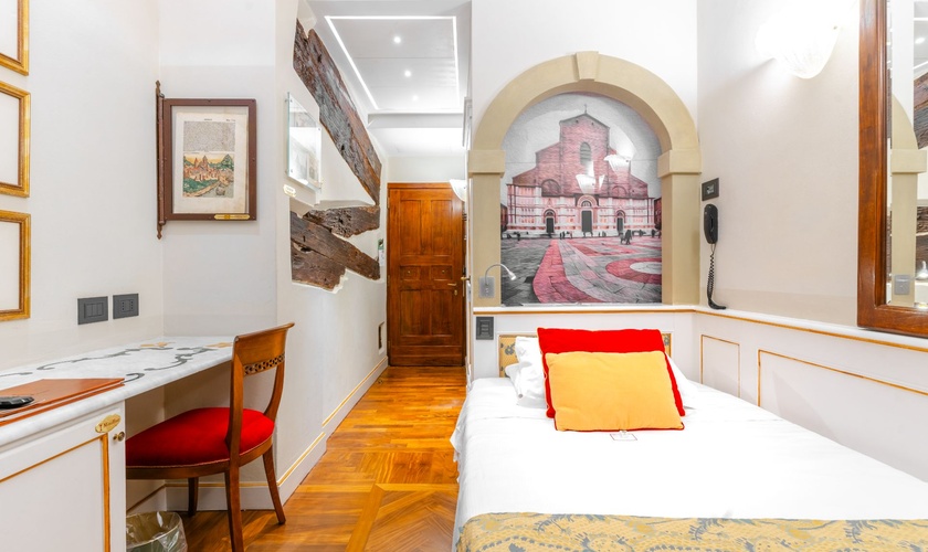 Camera Singola Art Hotel Commercianti Bologna Camera Singola Art Hotel Commercianti Bologna