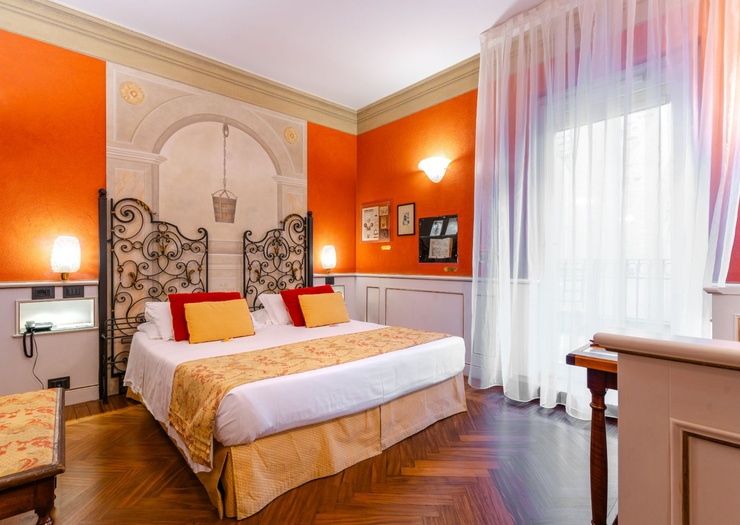 Camera Doppia Deluxe con Terrazzo Art Hotel Commercianti Bologna Camera Doppia Deluxe con Terrazzo Art Hotel Commercianti Bologna