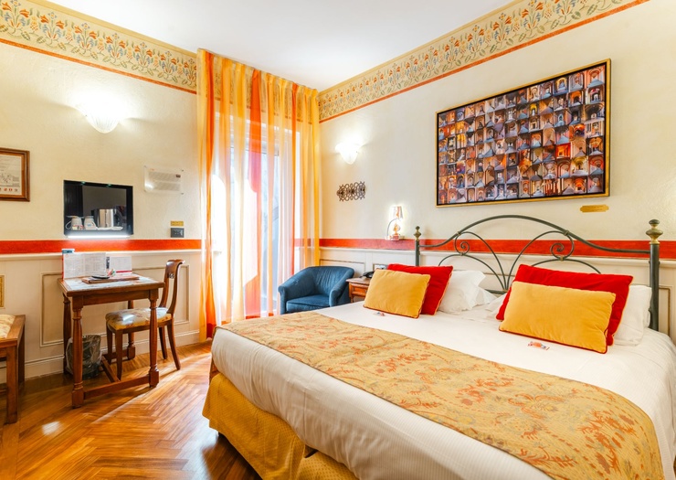 Camera Doppia Deluxe con Terrazzo Art Hotel Commercianti Bologna Camera Doppia Deluxe con Terrazzo Art Hotel Commercianti Bologna