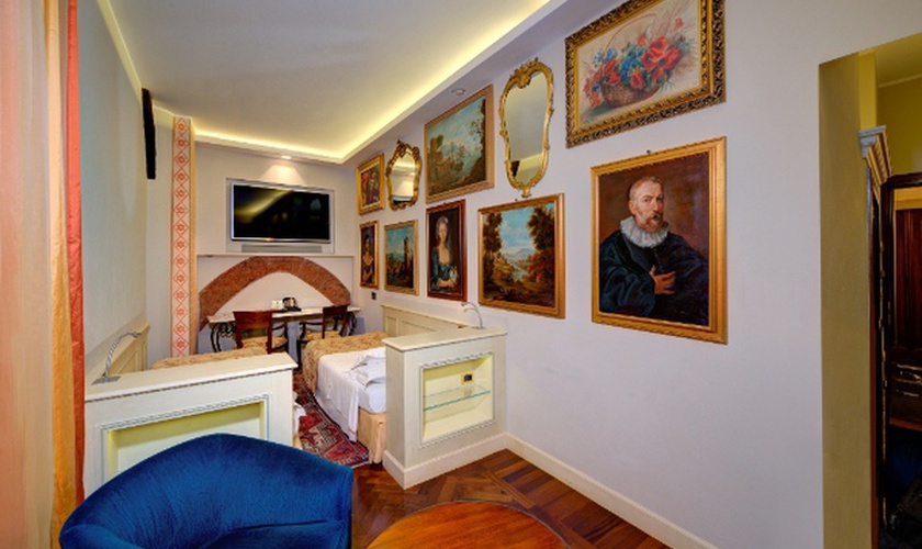 Camera doppia classic Art Hotel Commercianti Bologna Camera doppia classic Art Hotel Commercianti Bologna