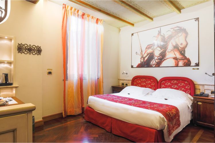 Camera doppia deluxe Art Hotel Commercianti Bologna Camera doppia deluxe Art Hotel Commercianti Bologna