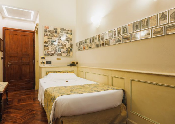 Camera singola Art Hotel Commercianti Bologna Camera singola Art Hotel Commercianti Bologna