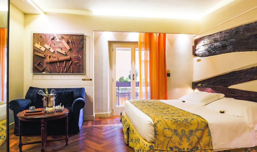 Camera Doppia Deluxe Art Hotel Commercianti Bologna Camera Doppia Deluxe Art Hotel Commercianti Bologna