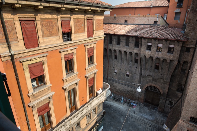 Vista panoramica  Art Hotel Orologio Bologna