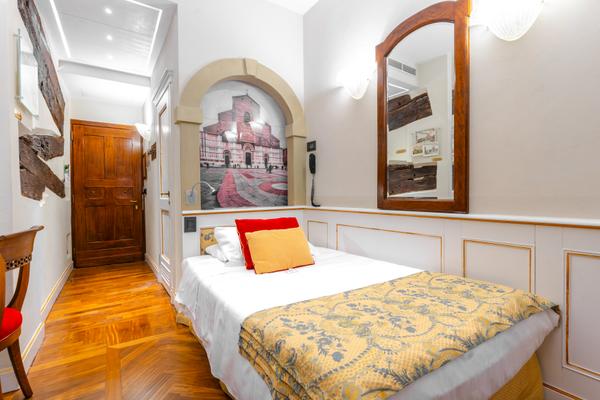 Camera Singola Art Hotel Commercianti a Bologna Camera Singola Art Hotel Commercianti a Bologna